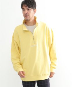 ikka Dickies ディッキーズ ハーフジップトレーナー