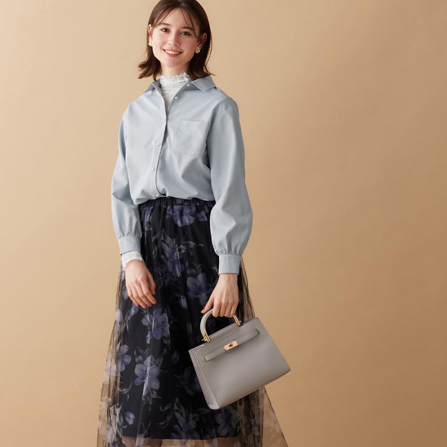 alotta パール調ボタンシャツブラウス - 画像 (4)