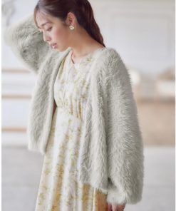 alotta ふんわりシャギーニットコーディガン