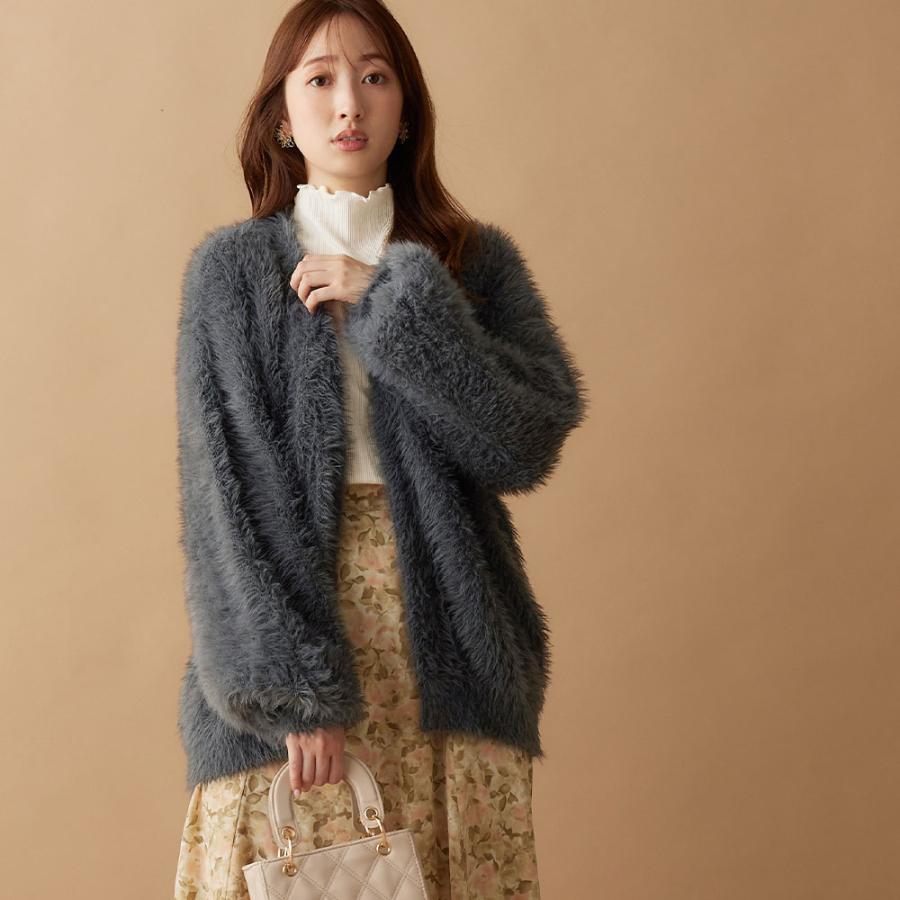 alotta ふんわりシャギーニットコーディガン - 画像 (8)