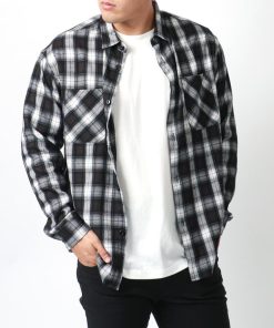 【アメカジの定番チェックシャツ】 大きいサイズ チェックシャツ オンブレチェック 長袖