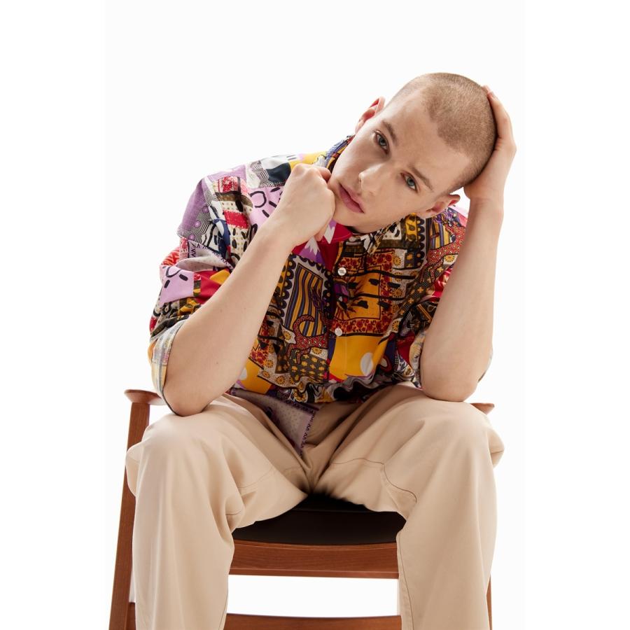Desigual パッチワーク ポプリンシャツ - 画像 (4)