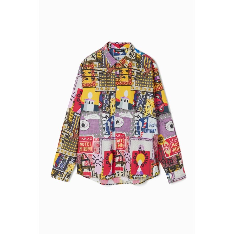 Desigual パッチワーク ポプリンシャツ - 画像 (5)
