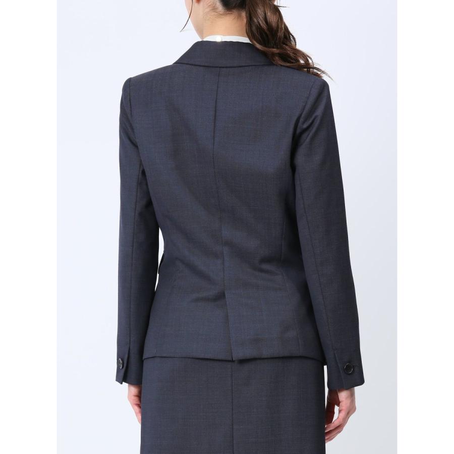 m.f.editorial 【ストレッチ ウォッシャブル】m.f.エディトリアル ウール混 1釦ジャケット(セットアップ可能) - 画像 (7)