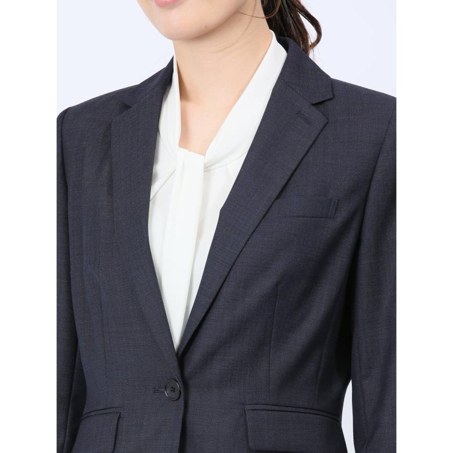m.f.editorial 【ストレッチ ウォッシャブル】m.f.エディトリアル ウール混 1釦ジャケット(セットアップ可能) - 画像 (8)