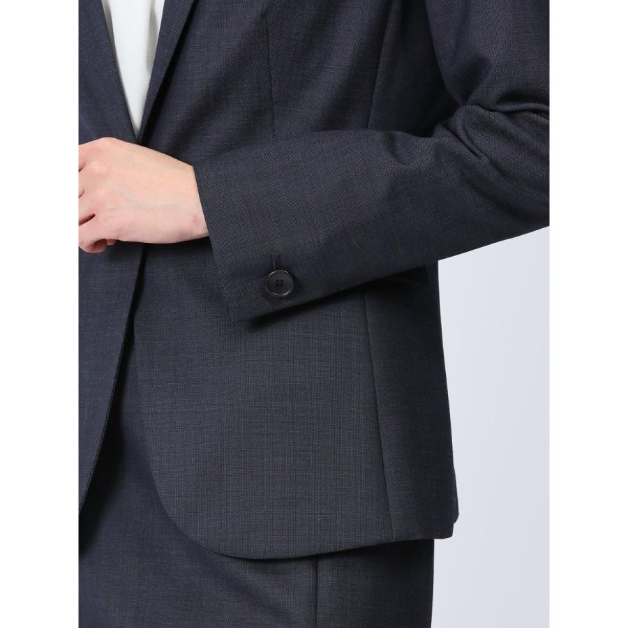 m.f.editorial 【ストレッチ ウォッシャブル】m.f.エディトリアル ウール混 1釦ジャケット(セットアップ可能) - 画像 (9)