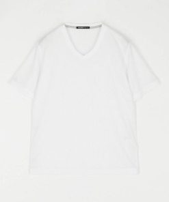 ブロックストレッチＶネック半袖プルオーバー