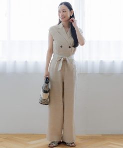 coca オールインワン リネンライク 全2色