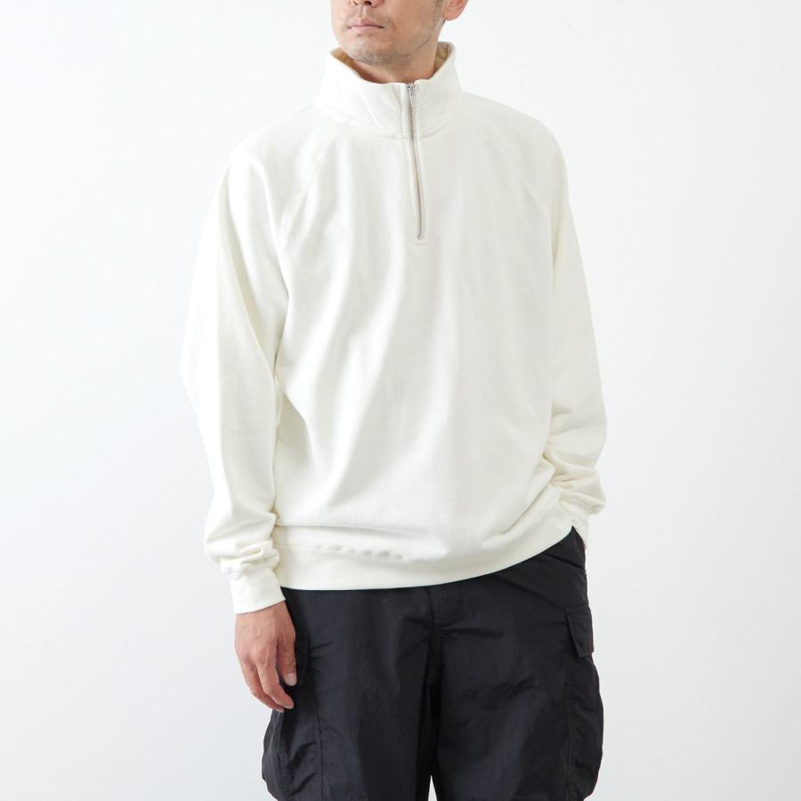 MEN'S MELROSE 【ONEITA/オニータ】Halfzip sweatshirt