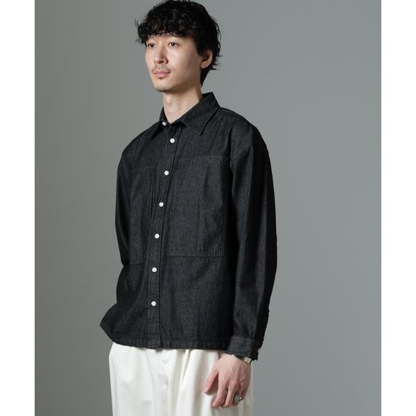 NORMANBROS別注 ワイドポケット デニムシャツ
