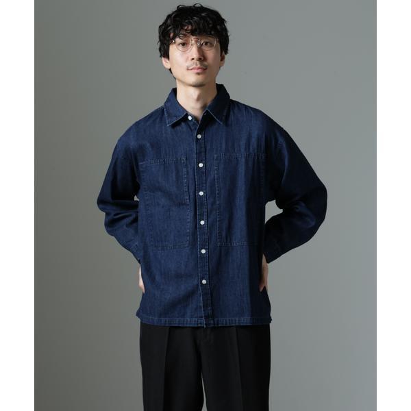 NORMANBROS別注 ワイドポケット デニムシャツ - 画像 (2)