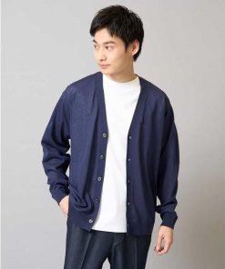 a.v.v 【洗濯機で洗える】ドライタッチ サマーセミシアーカーディガン