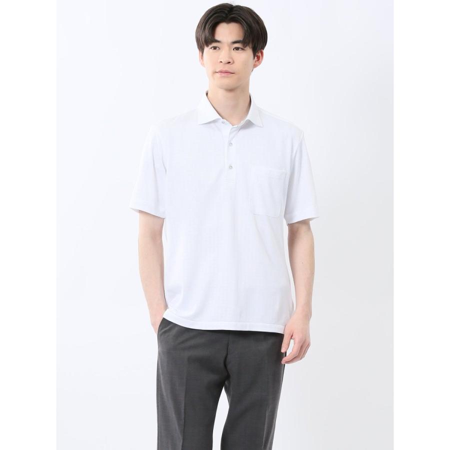 TAKA-Q 【ストレッチ 吸水速乾 形態安定】タカキュー Biz ワイドカラー半袖 ビズポロ