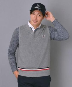 adabat 【新レーベル ADABAT NAVY】トラディショナルニットベスト