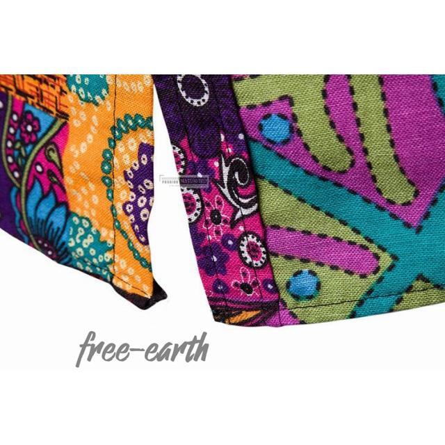 半袖シャツ メンズ アロハシャツ 半袖 開襟シャツ 総柄 オープンカラー サマーウエア おしゃれ リゾート ビーチ遊び - 画像 (6)