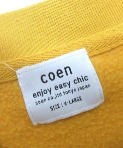 Ｇ■コーエン/coen スウェットシャツ/トレーナー【XL】黄系/men's/9【中古】■