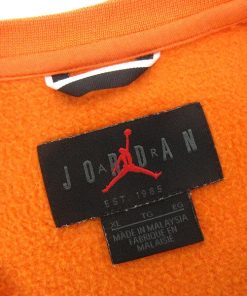 D■ナイキ エアジョーダン/JORDAN ジャンプマンプリント スウェット トレーナー■橙【XL】MENS/4【中古】■