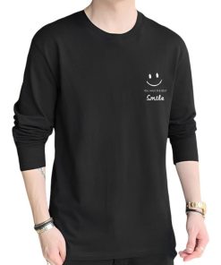 エンプティオ スタイリッシュ スポーツ 長袖パジャマ ルームウェア 寝巻き 気持ちいい メンズパジャマ(アクセントブラック,  M)