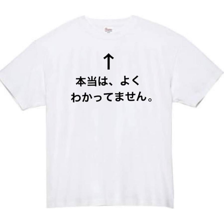 本当は、よくわかってません tシャツ 3XLサイズ おもしろtシャツ(ホワイト, 3XL)