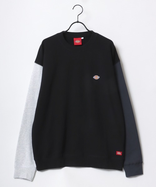 Dickies トレーナー スウェット Dickies/ディッキーズ 別注 オーバーサイズ 裏毛 ミニロゴワッペン ワンポイント刺繍 トレーナー/長袖 ト - 画像 (5)