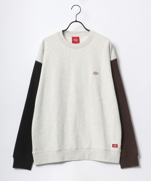 Dickies トレーナー スウェット Dickies/ディッキーズ 別注 オーバーサイズ 裏毛 ミニロゴワッペン ワンポイント刺繍 トレーナー/長袖 ト - 画像 (9)