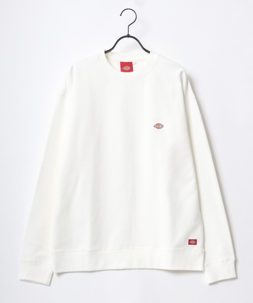 Dickies トレーナー スウェット Dickies/ディッキーズ 別注 オーバーサイズ 裏毛 ミニロゴワッペン ワンポイント刺繍 トレーナー/長袖 ト - 画像 (3)