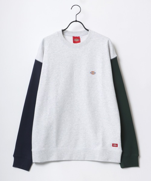 Dickies トレーナー スウェット Dickies/ディッキーズ 別注 オーバーサイズ 裏毛 ミニロゴワッペン ワンポイント刺繍 トレーナー/長袖 ト - 画像 (7)