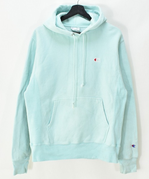 Champion パーカー 「ヴィンテージ古着」Y2K / チャンピオン リバースウィーブ ロゴ 刺繍 プルオーバーパーカー メンズ レディース