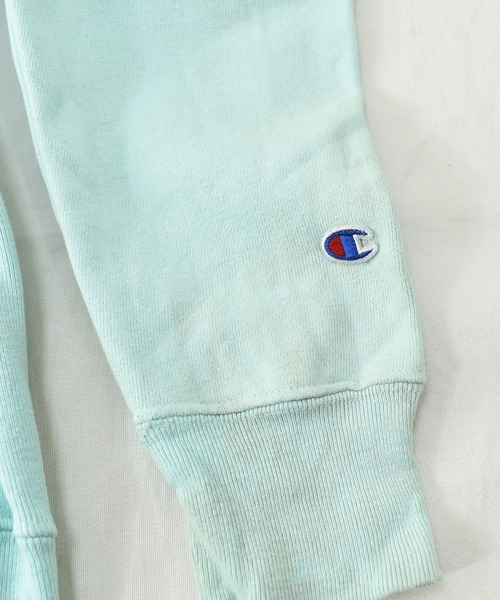 Champion パーカー 「ヴィンテージ古着」Y2K / チャンピオン リバースウィーブ ロゴ 刺繍 プルオーバーパーカー メンズ レディース - 画像 (7)