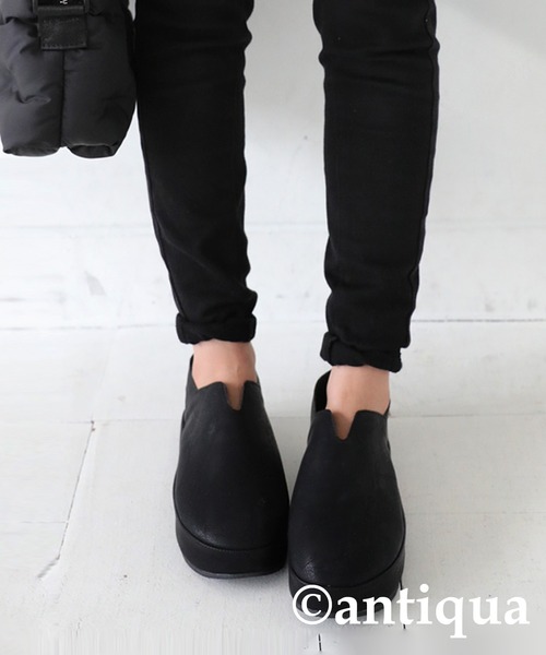 antiqua スリッポン 傾斜ソール2WAYトレーニングシューズ レディース - 画像 (2)