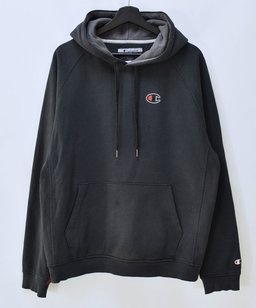 Champion パーカー 「ヴィンテージ古着」Champion / チャンピオン リフレクター付き ロゴ刺繍 スウェットパーカー メンズ レディース - 画像 (3)