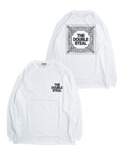 DOUBLE STEAL tシャツ スクエアバンダナ 長袖Tシャツ メンズ レディース