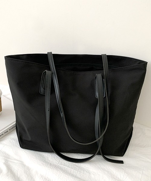 ad thie トートバッグ 合皮 ハンドル 大容量トートバッグ レディース - 画像 (6)