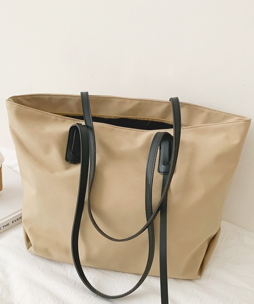ad thie トートバッグ 合皮 ハンドル 大容量トートバッグ レディース - 画像 (9)