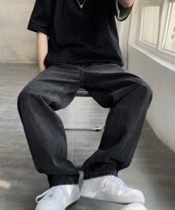 Anchor Smith ジーンズ ヴィンテージライクルーズストレートデニムパンツ メンズ レディース