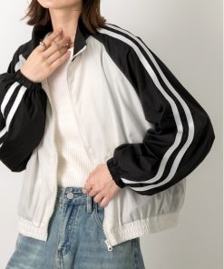 ad thie ブルゾン アウター ラグランスリーブ トラックジャケット レディース