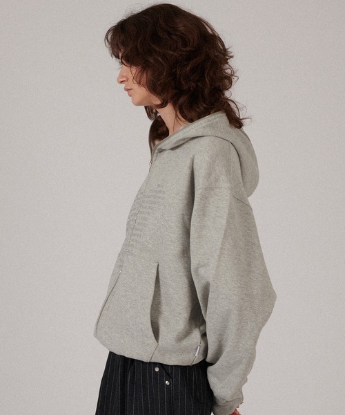 ONCILY パーカー 「 × WISH FOR EVER 」HEART COLLAB FULL-ZIP HOODIE / ハートコラボフルジップフ - 画像 (8)