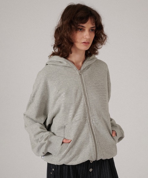 ONCILY パーカー 「 × WISH FOR EVER 」HEART COLLAB FULL-ZIP HOODIE / ハートコラボフルジップフ - 画像 (7)