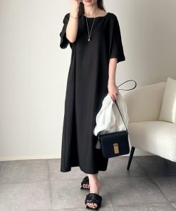 classicalelf ワンピース 洗練された大人のカジュアル♪スクエアネックラグランワンピース