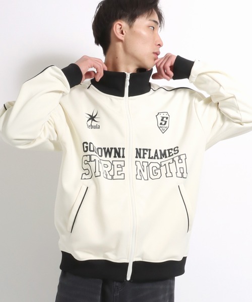 ジャージ フロントロゴプリント サイドライントラックジャケット メンズ レディース ユニセックス/ジャージトップス - 画像 (6)