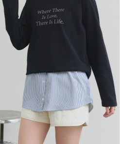 ad thie タンクトップ ノースリーブ シャツ レイヤード レディース