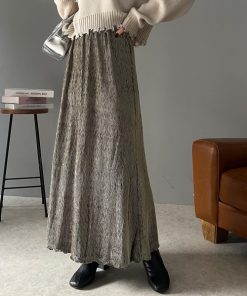 classicalelf 「classicalelf」 ロングスカート MEDIUM ブラウン レディース