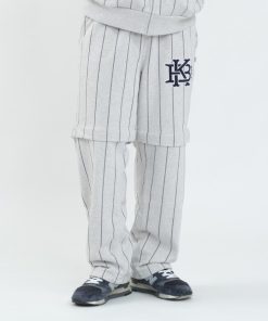 KEBOZ スウェットパンツ ジャージ STRIPE SWEAT 2WAY PANTS メンズ