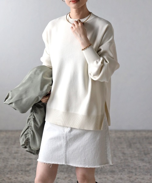 Bonjour Sagan 「Bonjour Sagan」 長袖ニット FREE アイボリー レディース - 画像 (7)