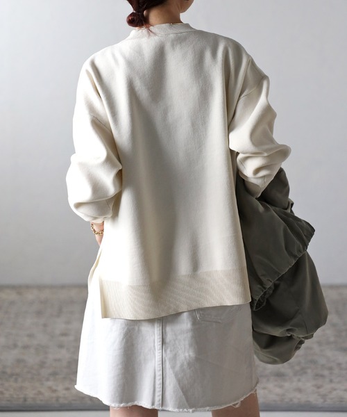 Bonjour Sagan 「Bonjour Sagan」 長袖ニット FREE アイボリー レディース - 画像 (9)