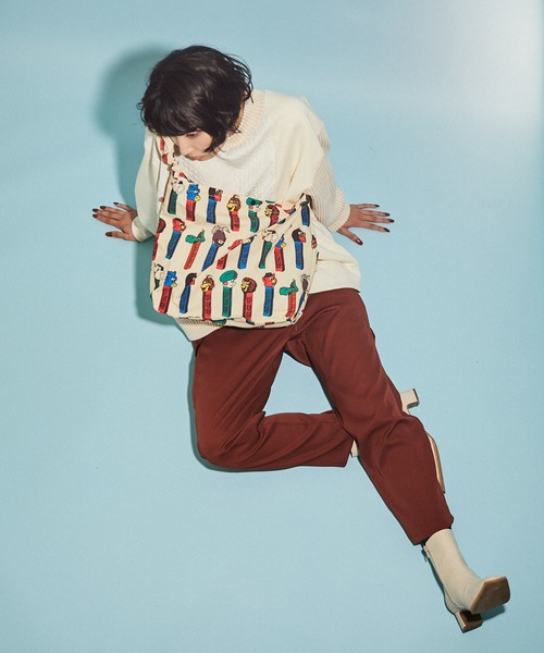 ear PAPILLONNER 「ear PAPILLONNER」 ショルダーバッグ FREE ベージュ レディース - 画像 (9)