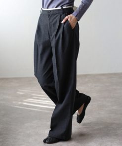 Bonjour Sagan チノパン ウエスト配色チノパンツ レディース