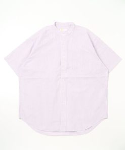 info. BEAUTY＆YOUTH 「info. BEAUTY&YOUTH」 半袖シャツ M ライラック メンズ