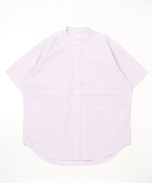 info. BEAUTY&YOUTH 「info. BEAUTY&YOUTH」 半袖シャツ M ライラック メンズ