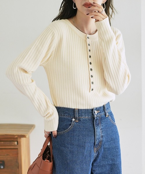 Discoat 「DISCOAT」 長袖ニット FREE グリーン系その他 レディース - 画像 (3)